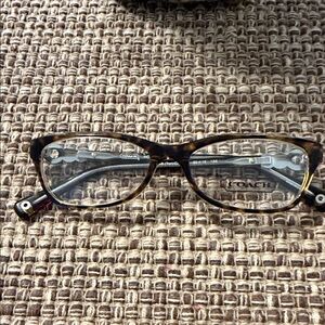 NWOT…Coach Elise Brown Tortoiseshell Optical Frames -